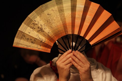 Ami with o sensu, the dancefan Foto: Anders Bryngel